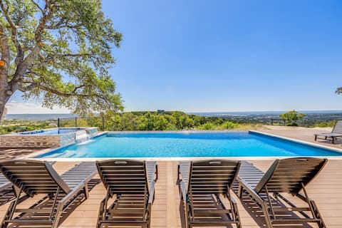 Hilltop Estate | Sleeps 24 | Resort Pool + Views