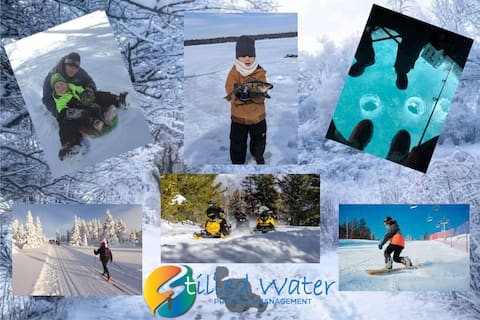 Winter Waterfront—Ice Fishing, Trails 3 mi!