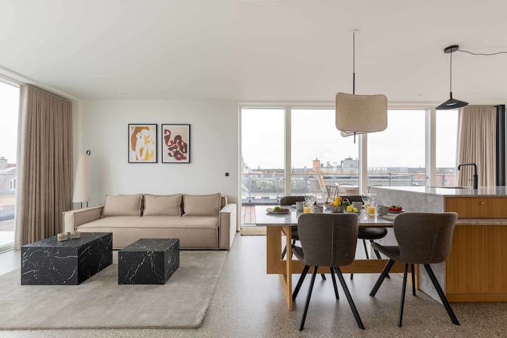 A closer look at Denmark Scandinavian Penthouse Apartment Interior