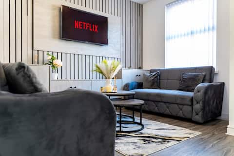 Top Airbnb: Etihad, Co-op Live, Old Trafford with Free Parking in Longsight