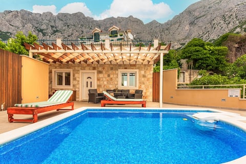 Villa anima in makarska, private pool