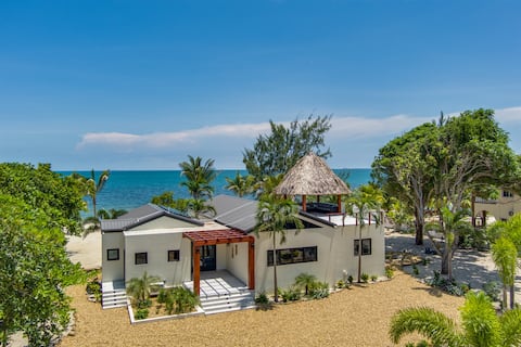 Tropical Latitude-Beachfront-Stunning New Villa