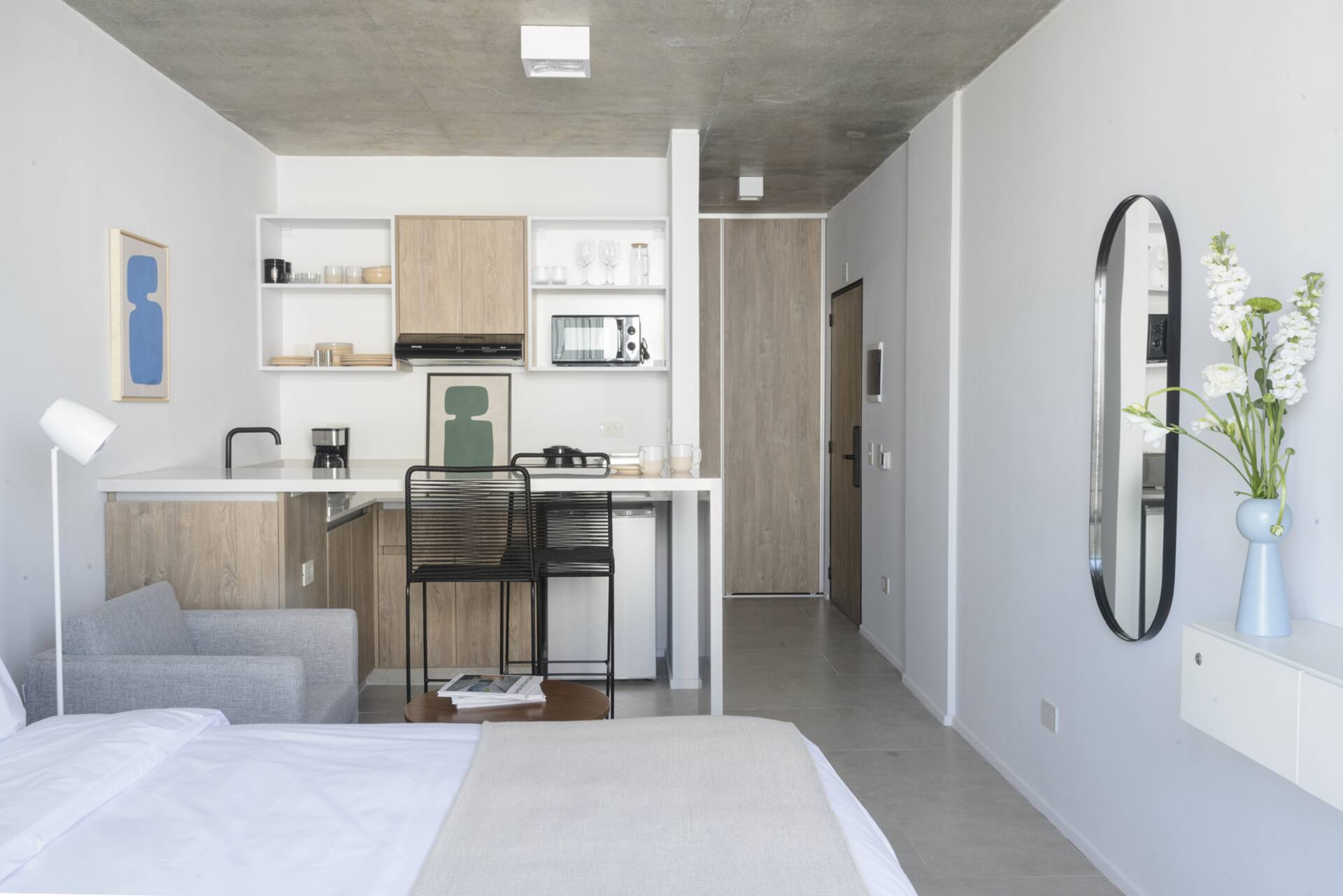 Studio en Palermo con calefacción por piso