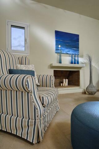 Villa Ouranos our dream in blue and cream with sea gallery image 3