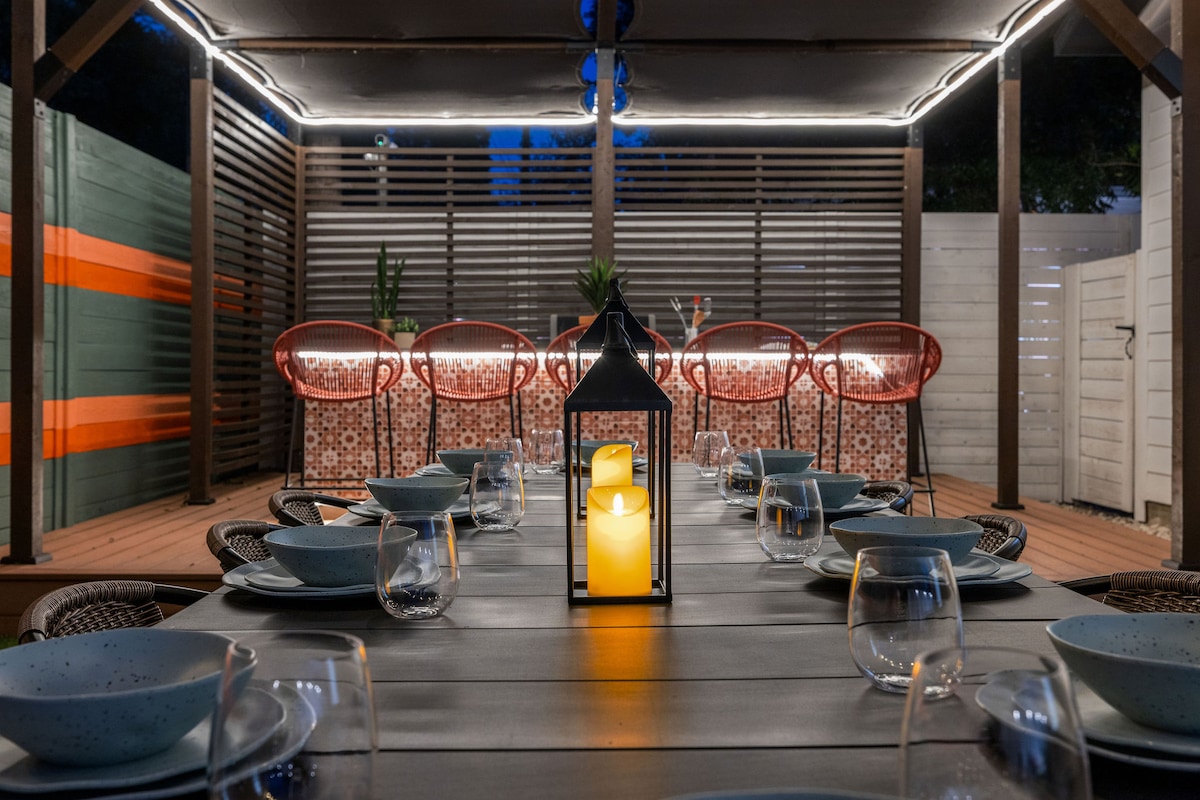 ATX Dream Home | Chillin'+Grillin' | Heated Pool