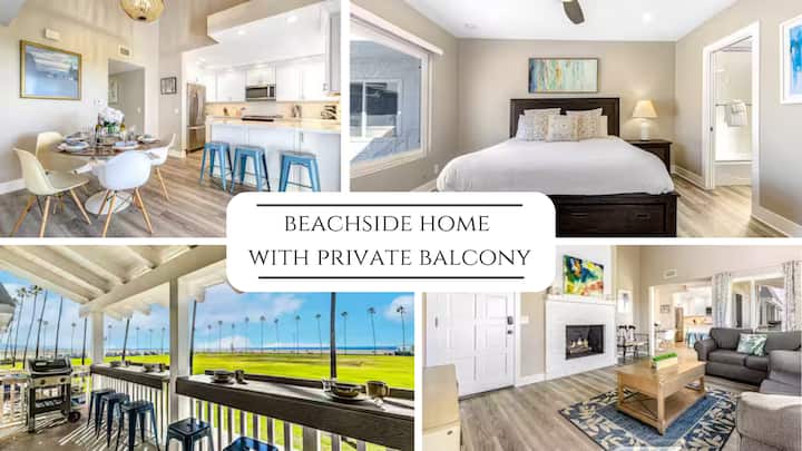 Stunning Beachside Home W/ Balcony Steps To Beach - Newport Beach, CA