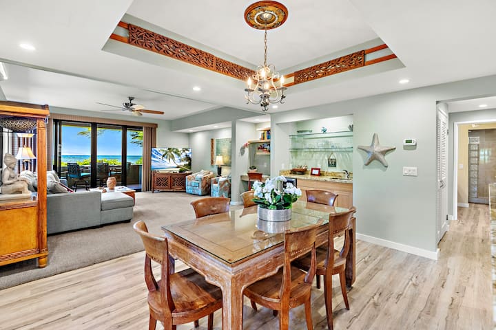 New Listing! Family Friendly, AC, Pool, Oceanfront