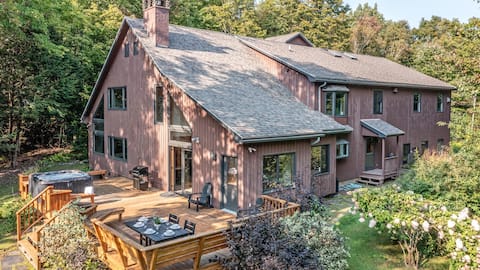 View of Jay Peak from the Hot Tub!