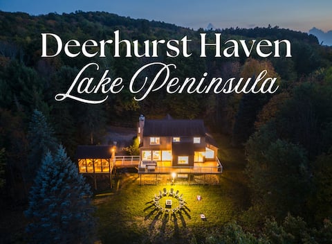 MuskokaWaterfront PoolTable FirePit 6+Acres 98”TV