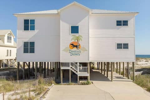 Beachfront 7BD, Sleeps 22, Pvt Pool, Gulf Shores!