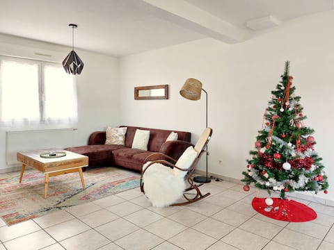 House, 120m², table tennis, garage, 5km Colmar