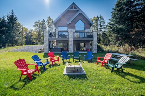 Spa & Lake Access - Chalet la Barque du Bonheur