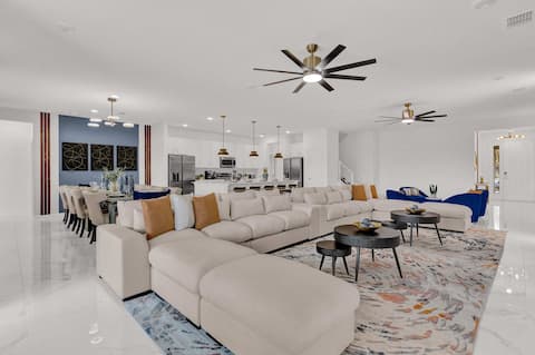 Upstay Epic 15BR Mansion for Big Groups near Parks