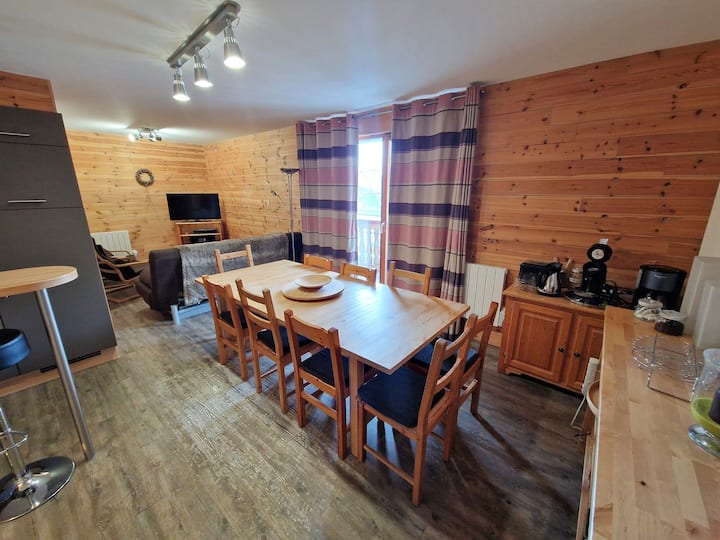 3 Pièces +Cabine 8 /10personnes Coeur Station 55m - Valfréjus