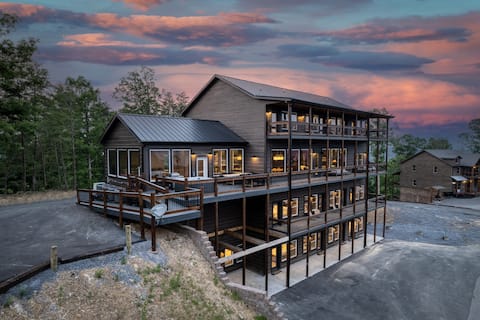 20BR-Mtns-Pool-Hot Tub-Sleeps 54