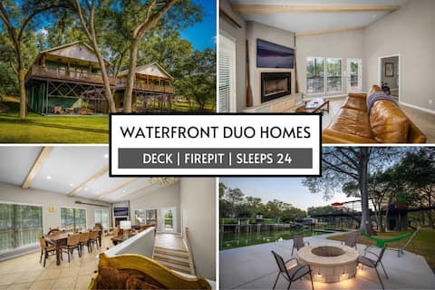 2 Lakefront Homes | Great for Families | Sleeps 24