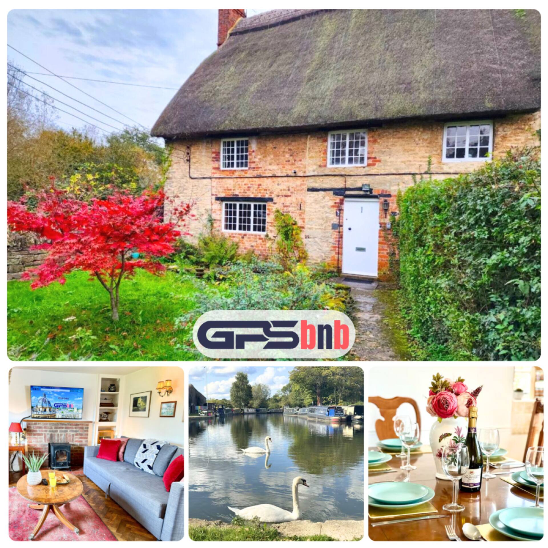2-Bedroom Swan Cottage, Canal View, Parking,Oxford