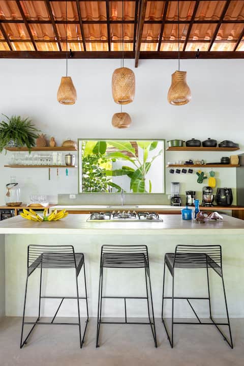 Top Airbnb: 2 en-suites w/ private pool - Casa Sereia em Porto De Pedras