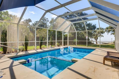 Waterfront Gulf Coast Home w/ Outdoor Oasis!