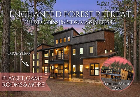 Luxe Side by Side Cabins w/Games, Sleeps 47