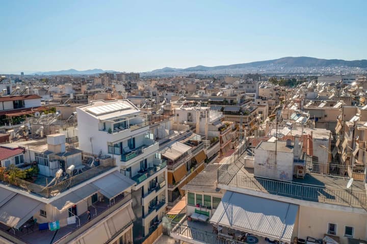 A33: Modern Stay In Charming Petralona W/ Balcony! - Atenas