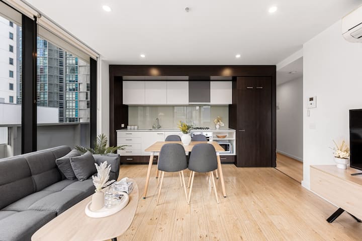 Inviting 2-bed Apt Near Crown Casino Eureka Tower - Melbourne
