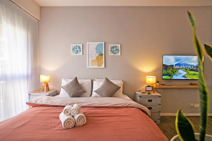 Modern furnished studio apartment in Recoleta