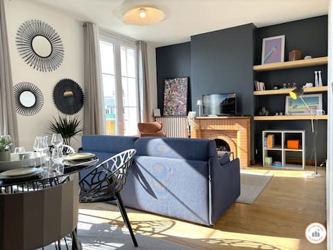 Top Airbnb: La Petite Ecole - Bright - Museum View in Le Havre