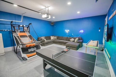 Game Room | Firepit | 2 Master Suites | BBQ Grill