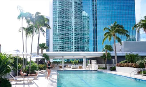 Successful Airbnb property: 2-Story 3BD Brickell Penthouse | Heated Pool | Gym in Brickell Business District