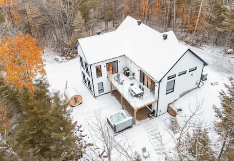 New chalet with spa and sauna - Le NaturOzen