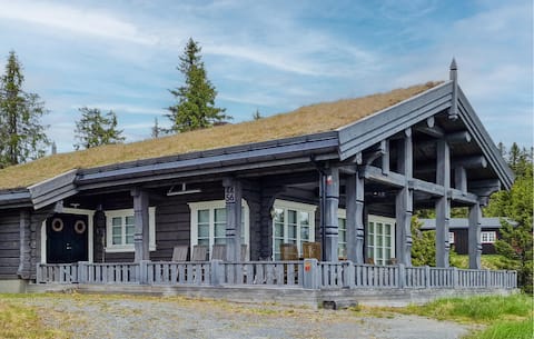 Awesome home in Sjusjøen with sauna
