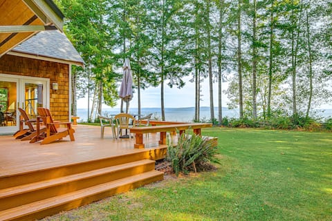 Hood Canal Home w/ Stunning Views & Private Beach