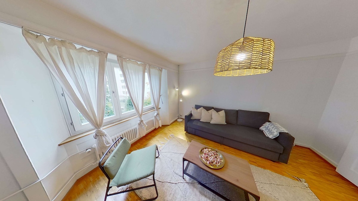 Successful Airbnb property: Simple 2-BR Apartment with Basic Essentials in Seebach