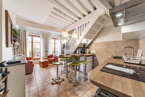 Successful Airbnb property: AllinLyon | Duplex the Traboule of Old Lyon in Lyon