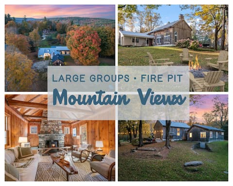 Modern Lux Cabin w/ Mtn Views | Fire Pit