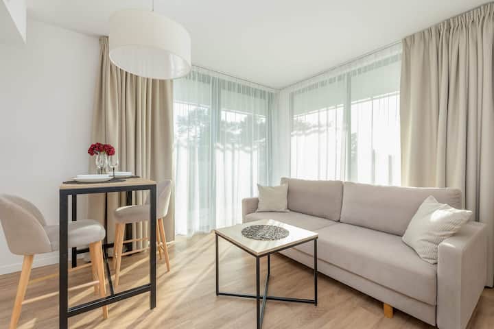 Modern Studio At The Beach | Gym And Parking. - Mielno