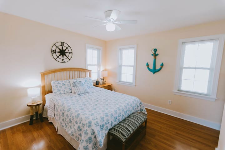 NH355: Vzdialenosť od pobrežia | ML Spálňa 6 - menšia manželská posteľ, vlastná kúpeľňa