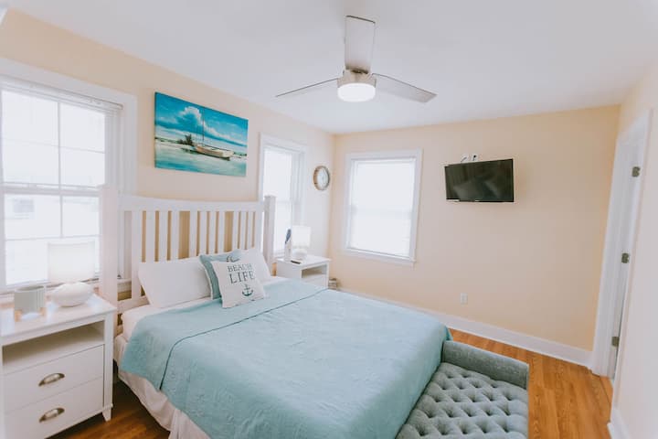 NH355: Vzdialenosť od pobrežia | ML Spálňa 3 - menšia manželská posteľ, vlastná kúpeľňa