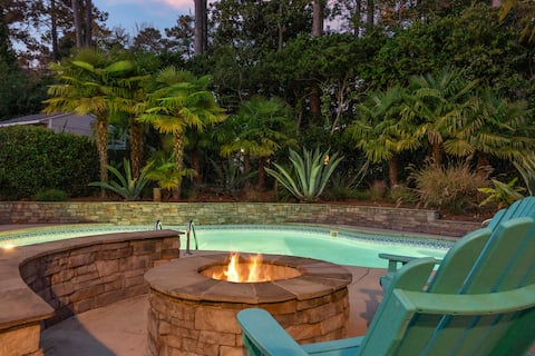 The Raleigh Resort House w/ pool+hot tub+ game roo