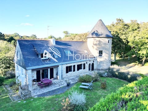 Charming farmhouse in the heart of nature, 3 km from the beaches