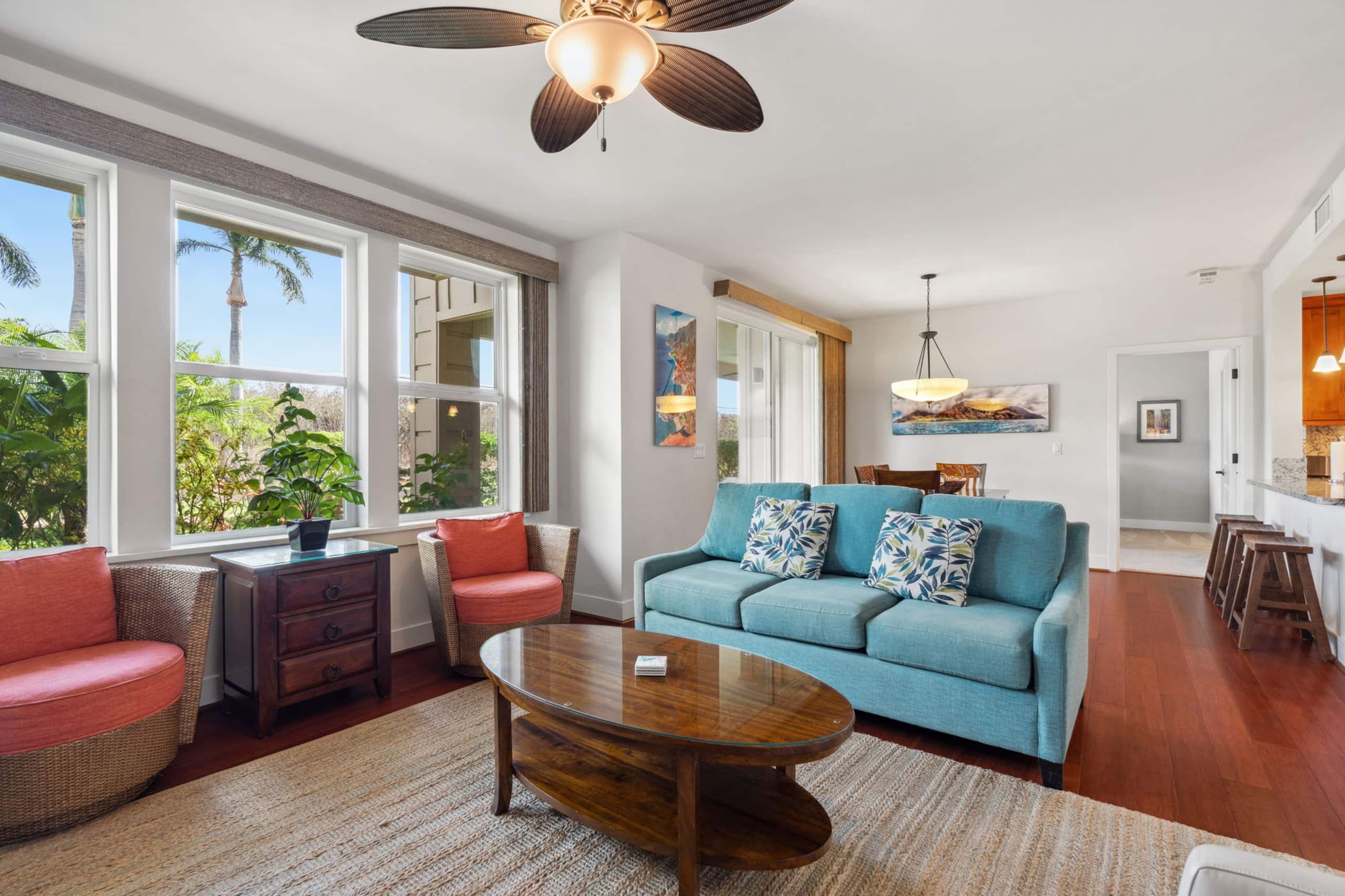 Townhouse in Koloa · ★4.89 · 2 bedrooms · 3 beds · 2.5 shared baths - Image 1