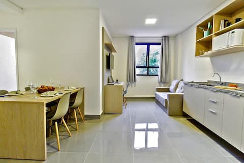 Family Apartment | Pool + Parking + AC and Full Leisure