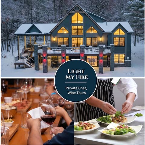 "Light My Fire" 8 Bedroom, Hot Tub, Firepit, Sauna