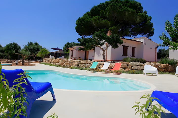Villa Due Pini Con Piscina Privata - Balestrate