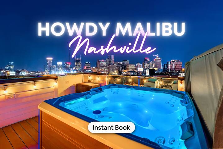 Rooftop Hot Tub Plus Karaoke 9 Minutes To Broadway