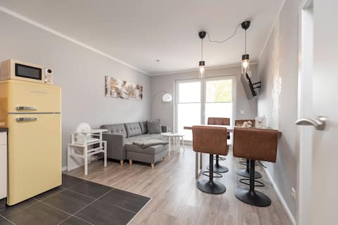Erfolgreiche Airbnb-Immobilie: Knuddi´s Ferienhof, App. 03 in Zempin