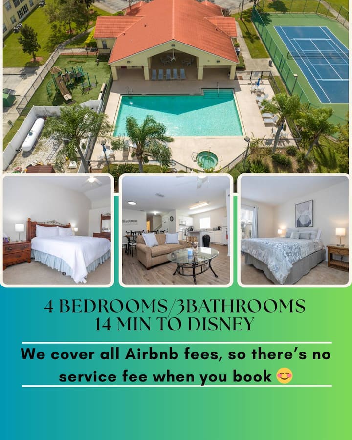 Spacious 4br, Lake View - Near Disney - Kissimmee, FL