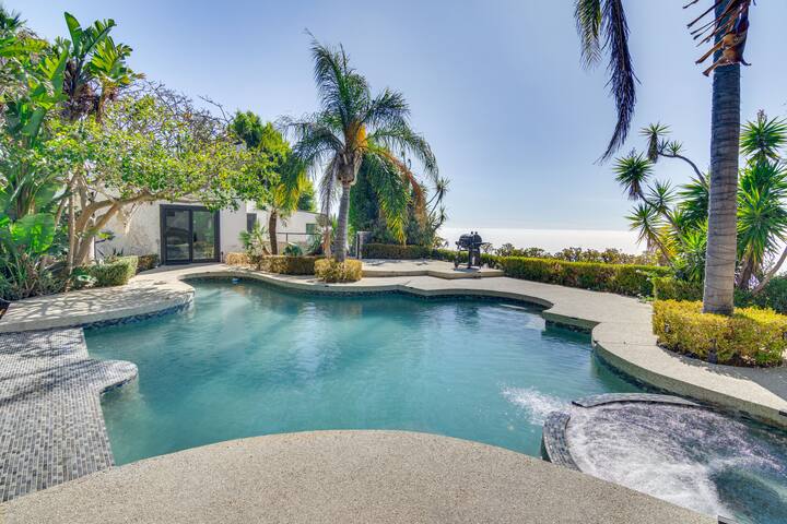 Pool, Spa & Ocean Views – Modern Home in Malibu!