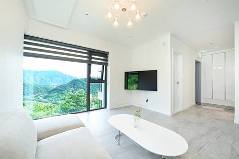 Relaxing healing space in beautiful nature